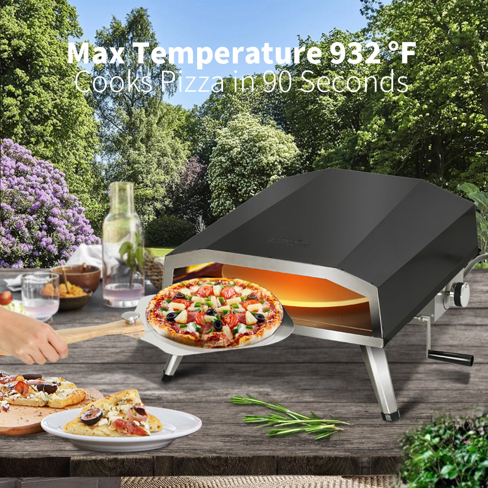 16 in. Propane Pizza Oven, w/Rotating Pizza Stone