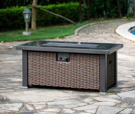 52” Rectangular Gas Fire Pit Table
