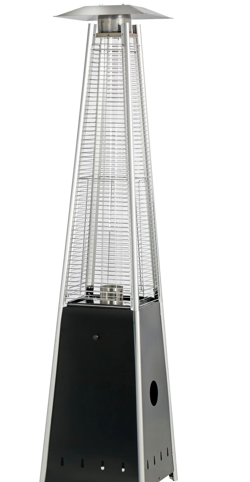Gas Propane Standing Heater, Pyramid Flame Outdoor Heater