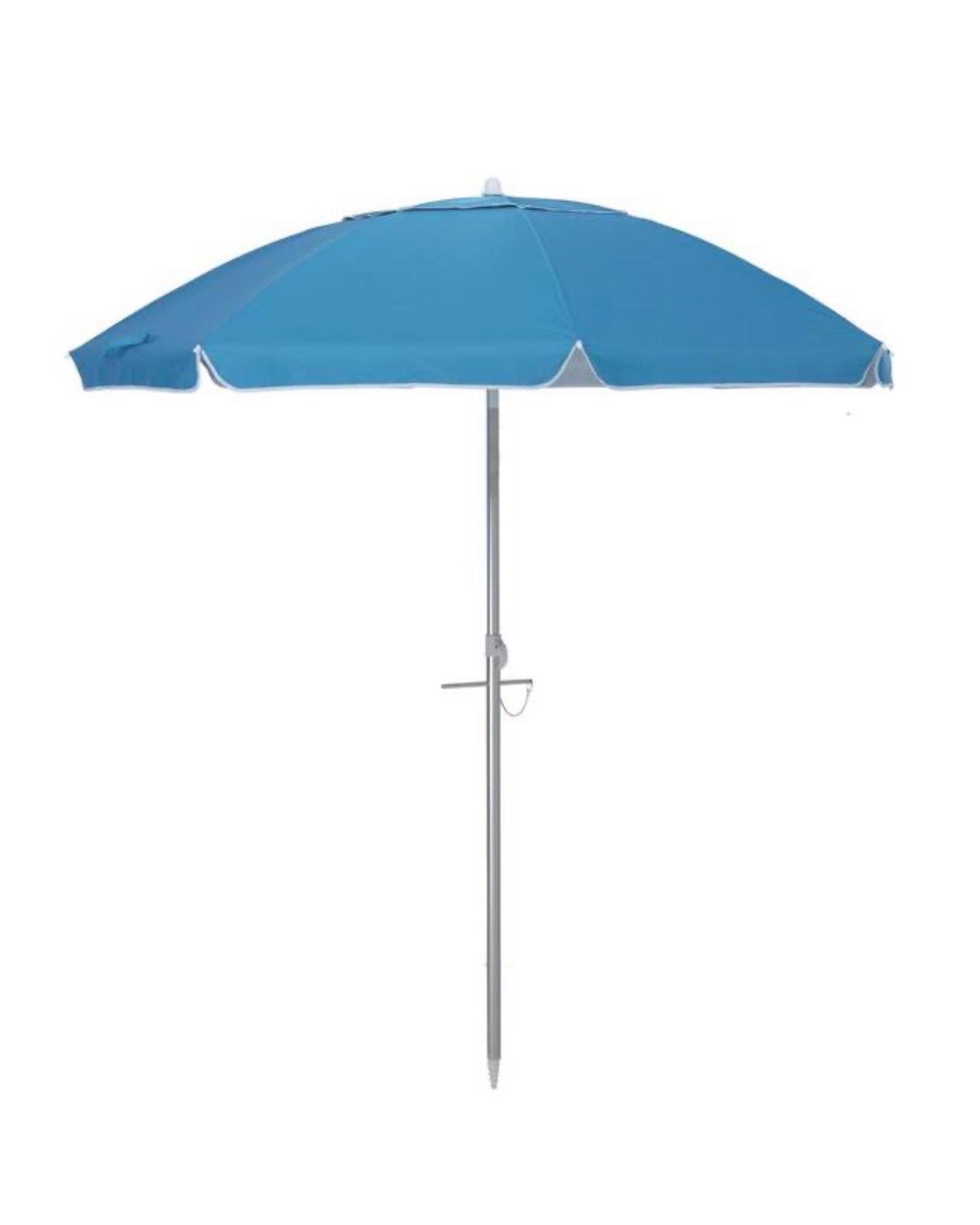 6.5 ft. Heavy-Duty Market Outdoor Umbrella with Tilt Mechanism