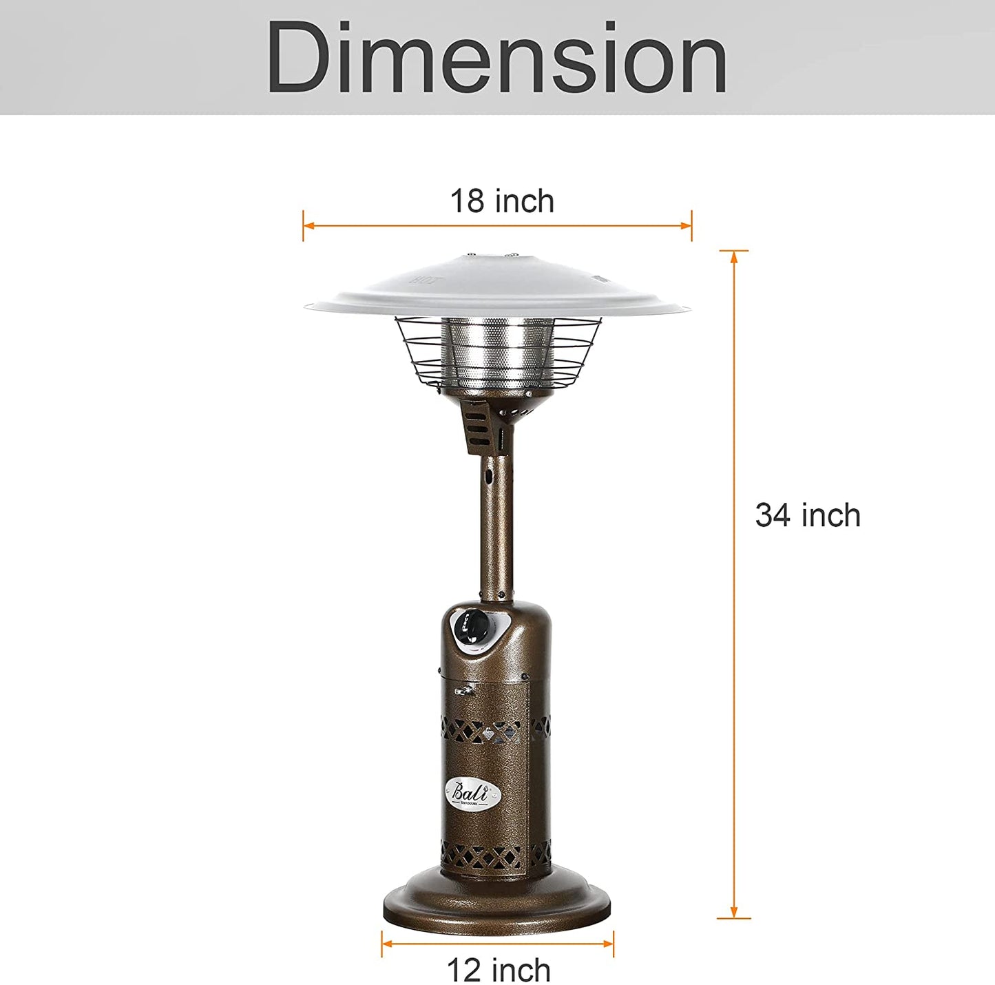 Tabletop Patio Heater