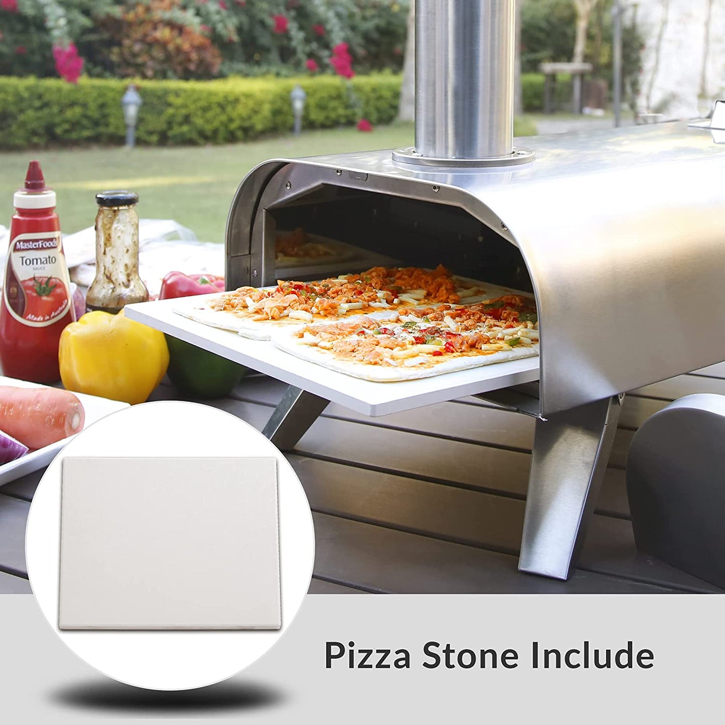 Stainless Steel Pellet Pizza Oven