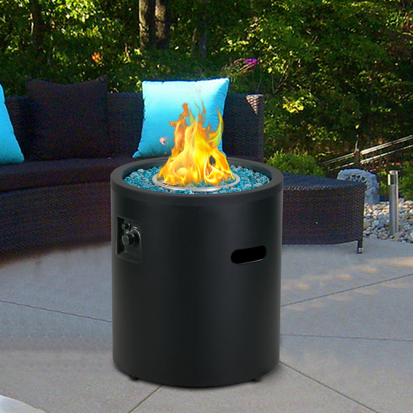 23 inch propane gas fire pit