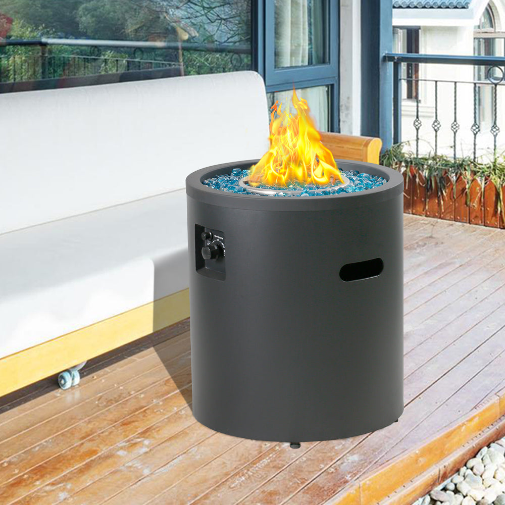 23 inch propane gas fire pit