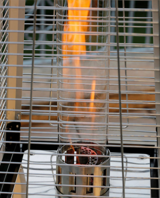Gas Propane Standing Heater, Pyramid Flame Outdoor Heater