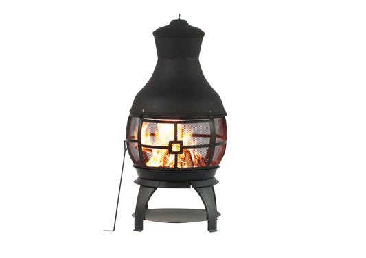 45” Cast Stone Wood Burning Chimnea