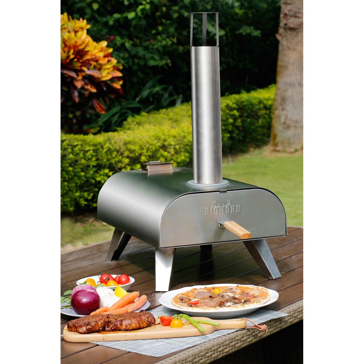 Stainless Steel Pellet Pizza Oven