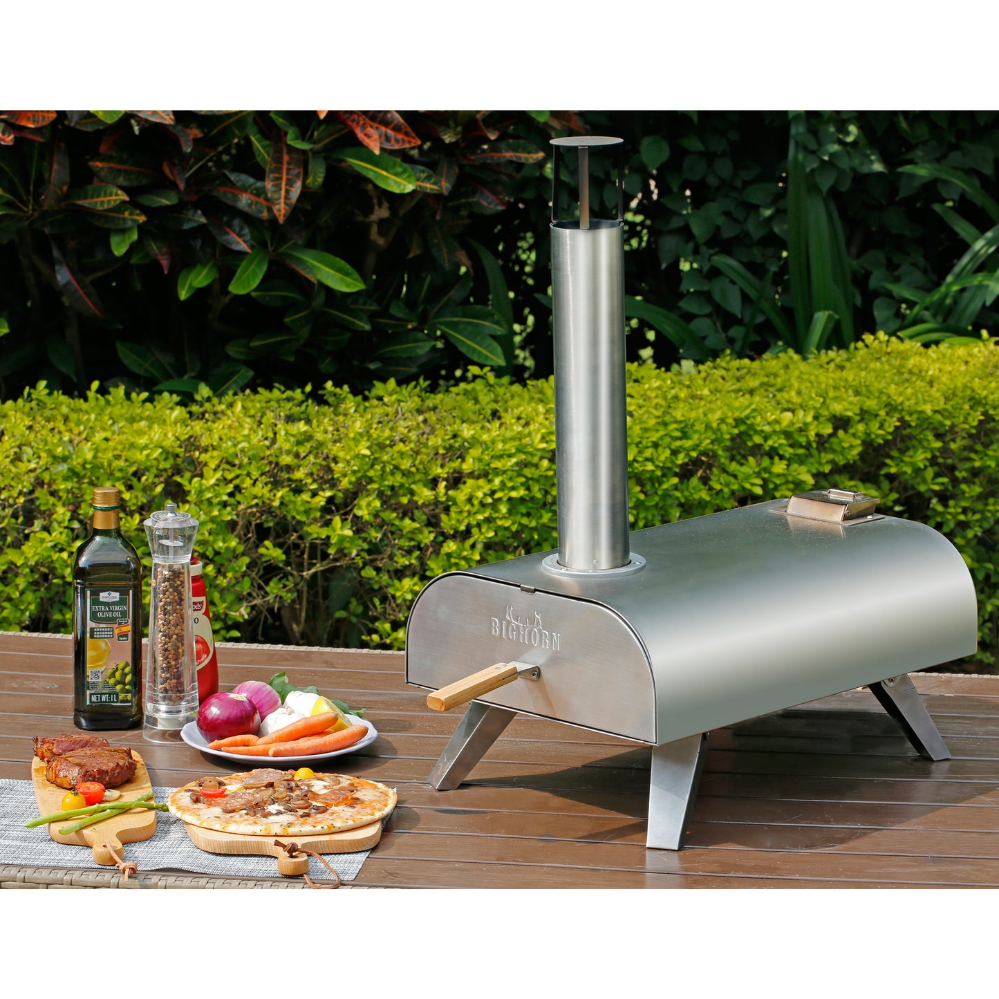 Stainless Steel Pellet Pizza Oven