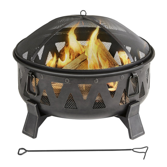 30" Round Wood Fire Pit