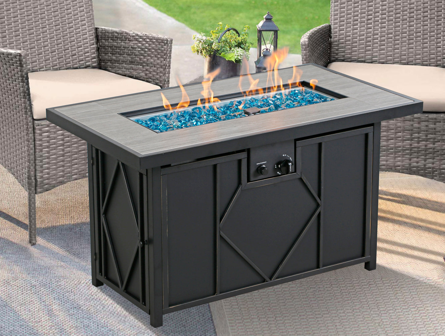 42” Gas Fire Pit Table
