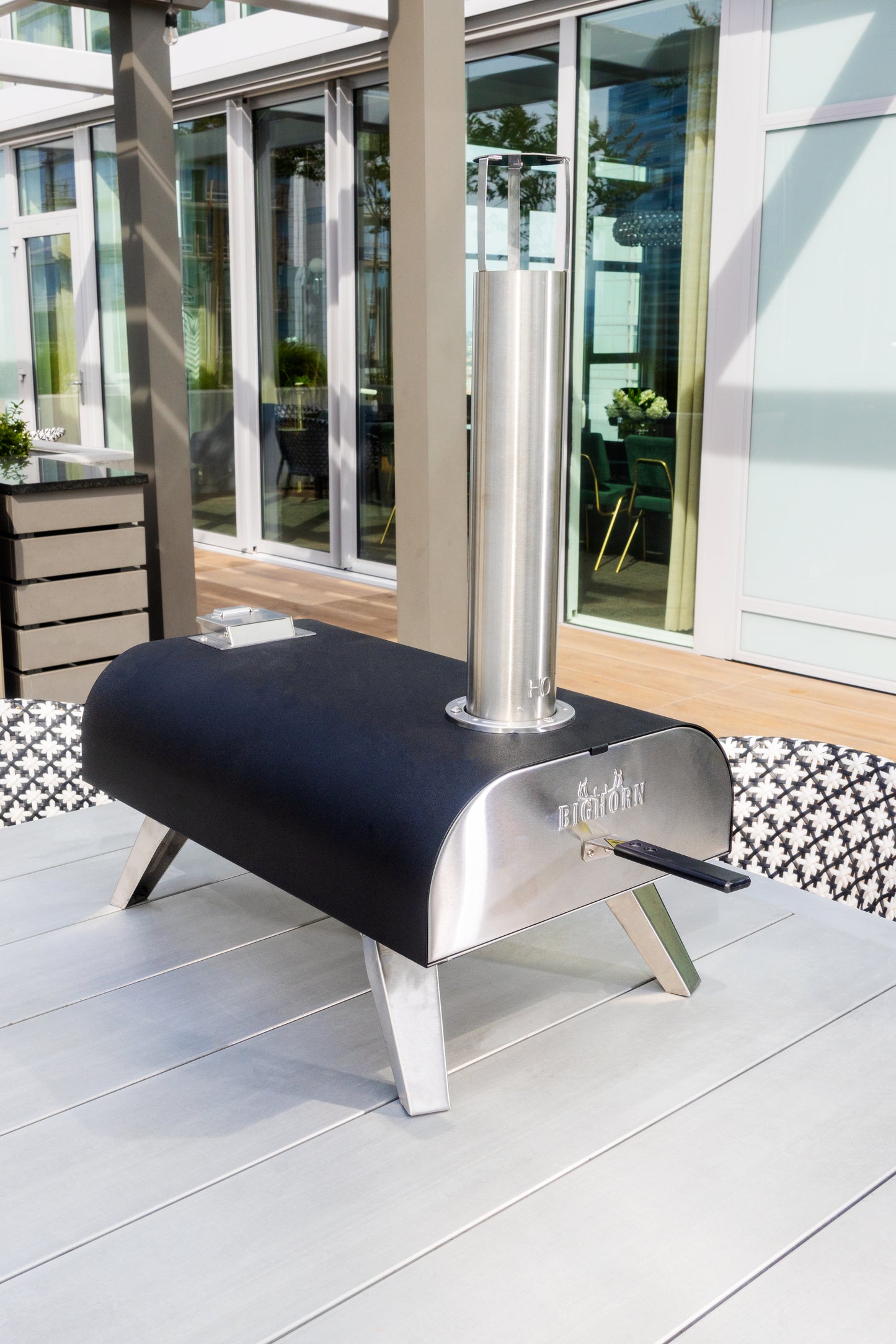 Stainless Steel Pellet Pizza Oven