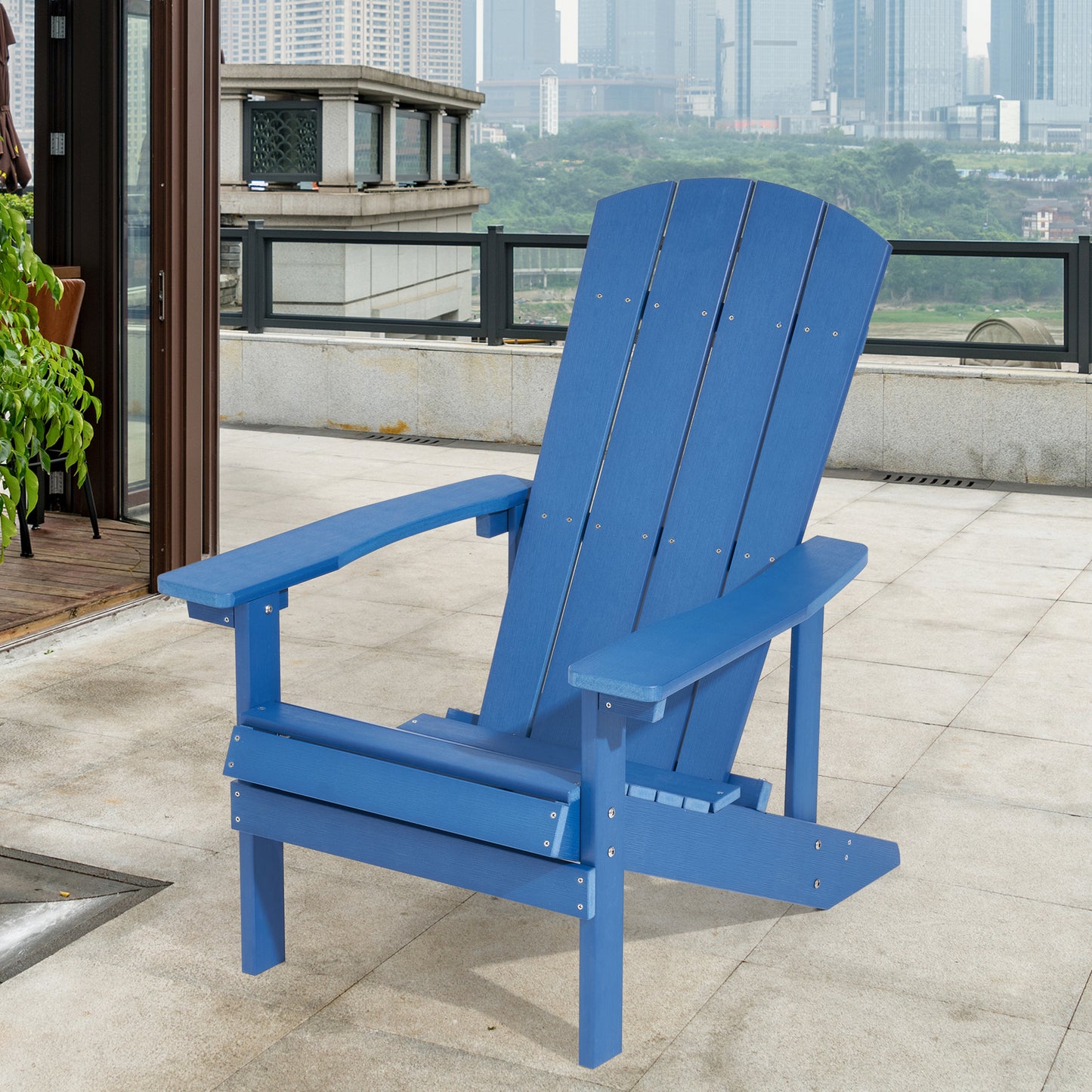 4 Slat Polywood Adirondack chair
