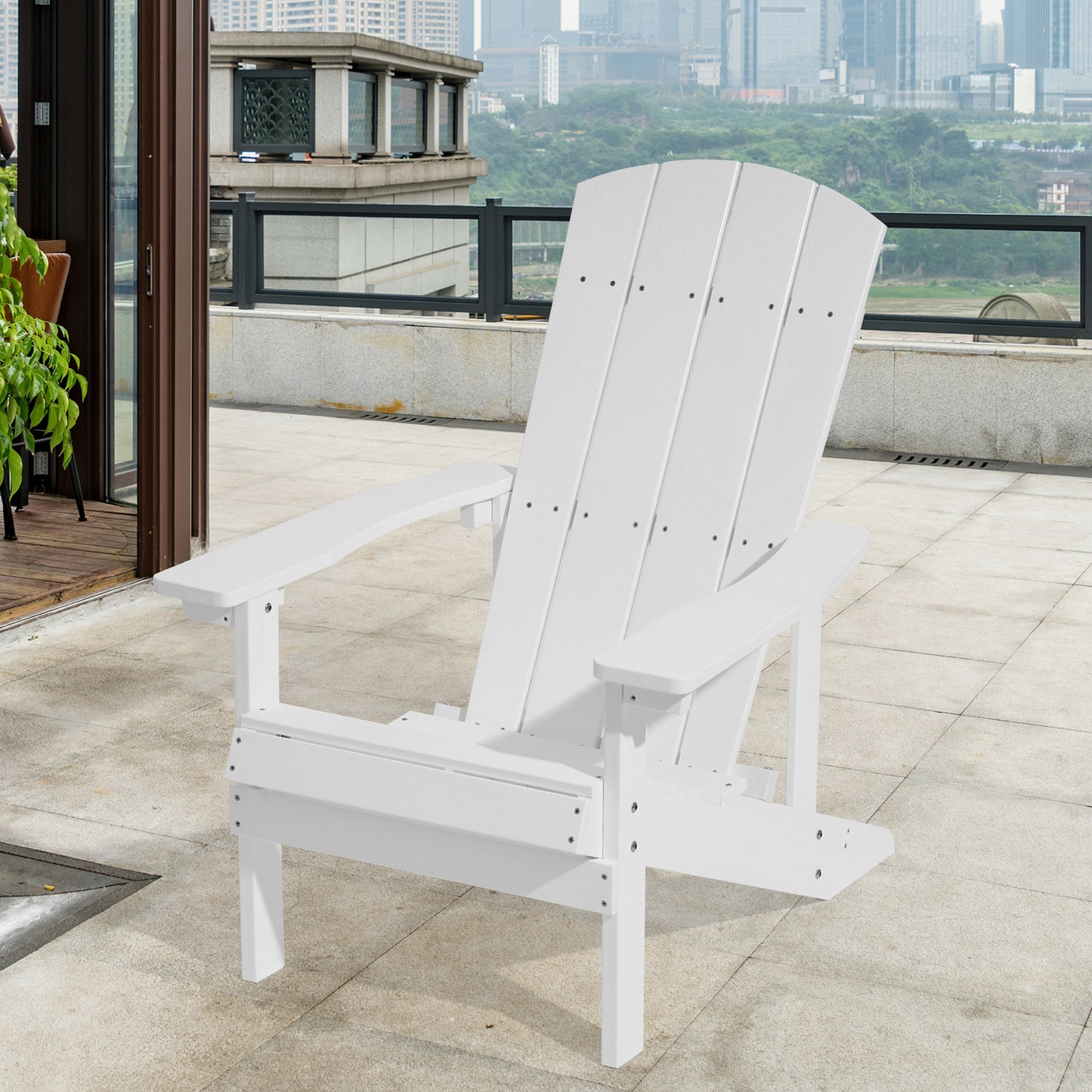 4 Slat Polywood Adirondack chair