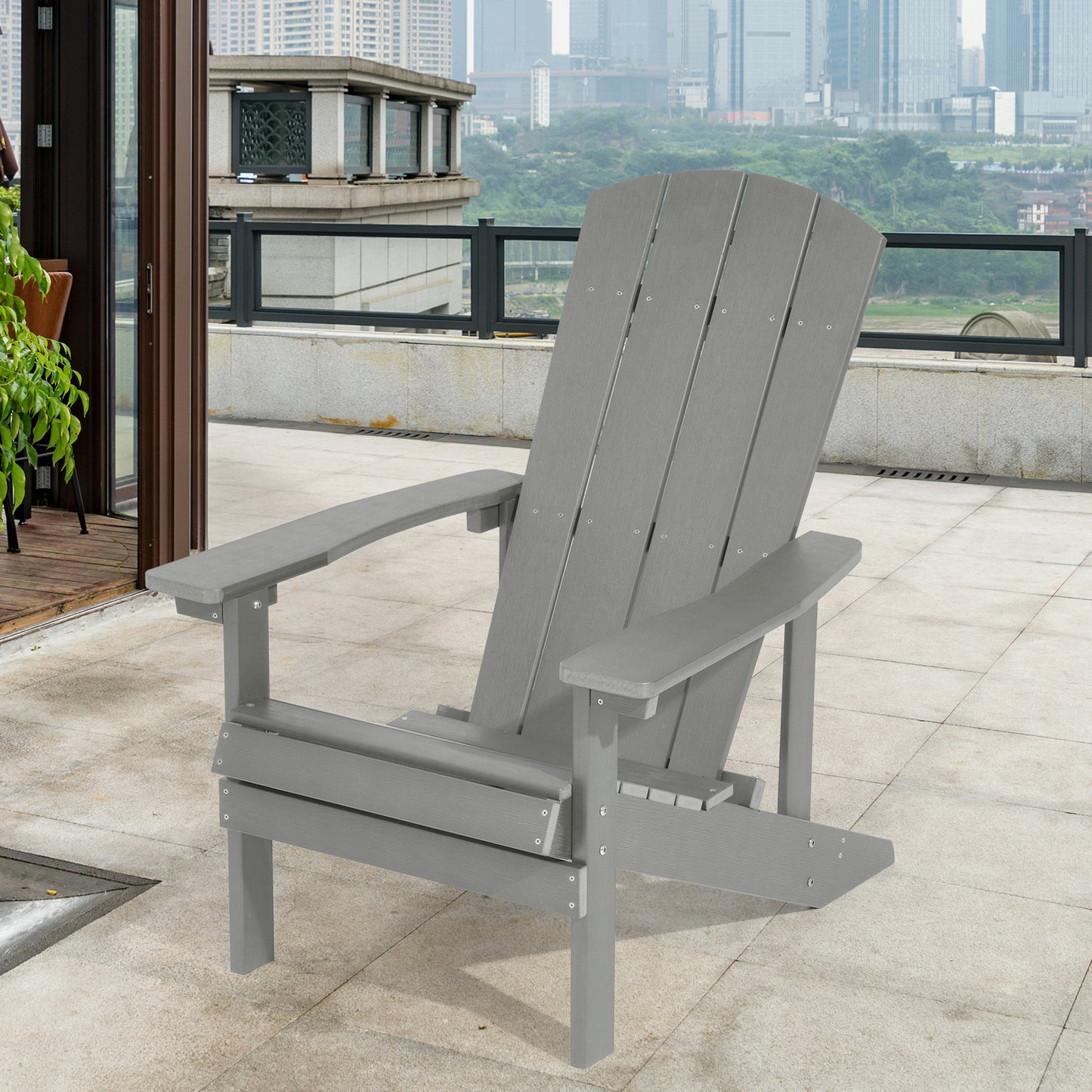 4 Slat Polywood Adirondack chair