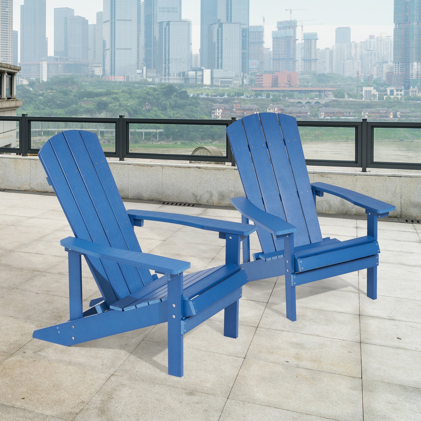 4 Slat Polywood Adirondack chair