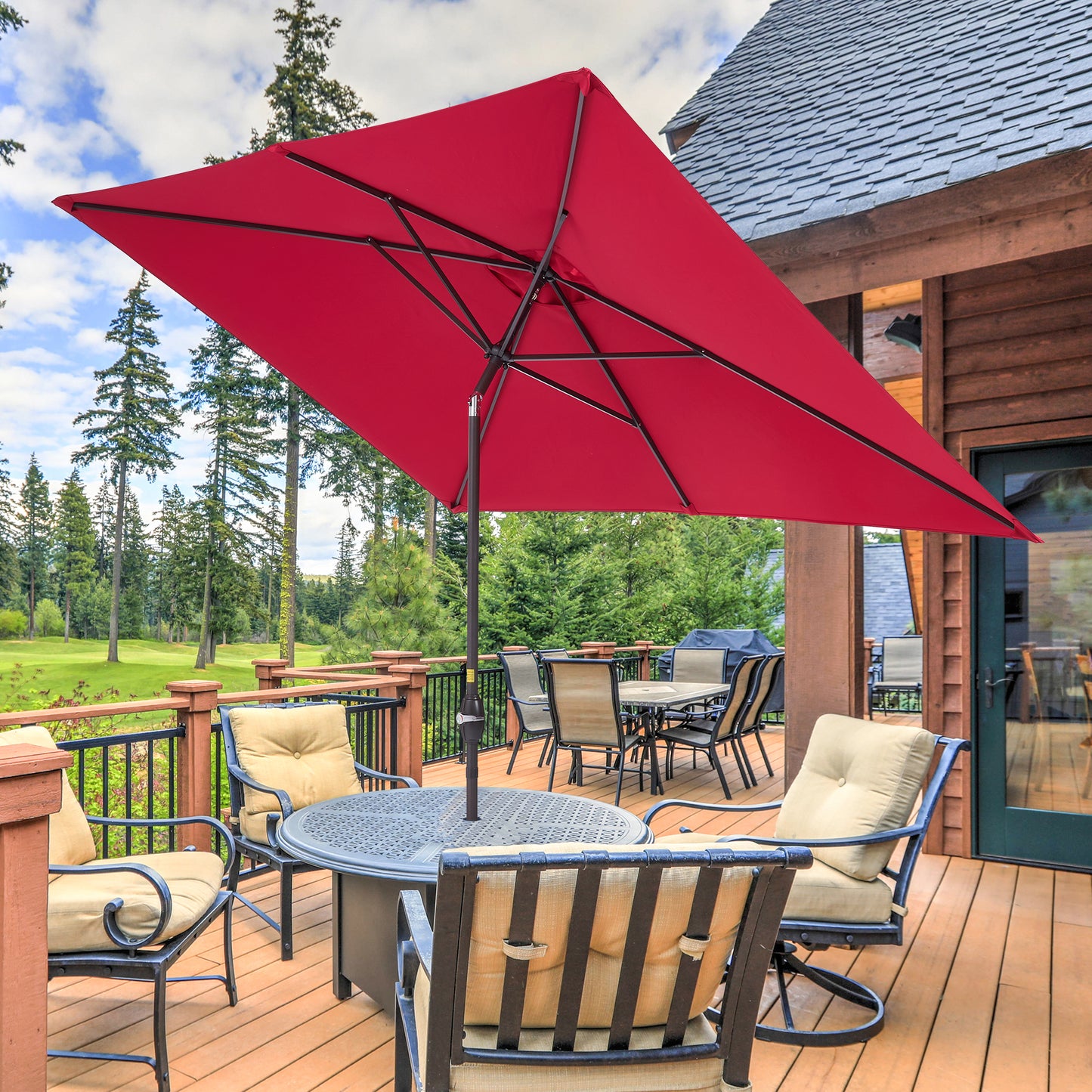 10 x 7 ft Patio Umbrella