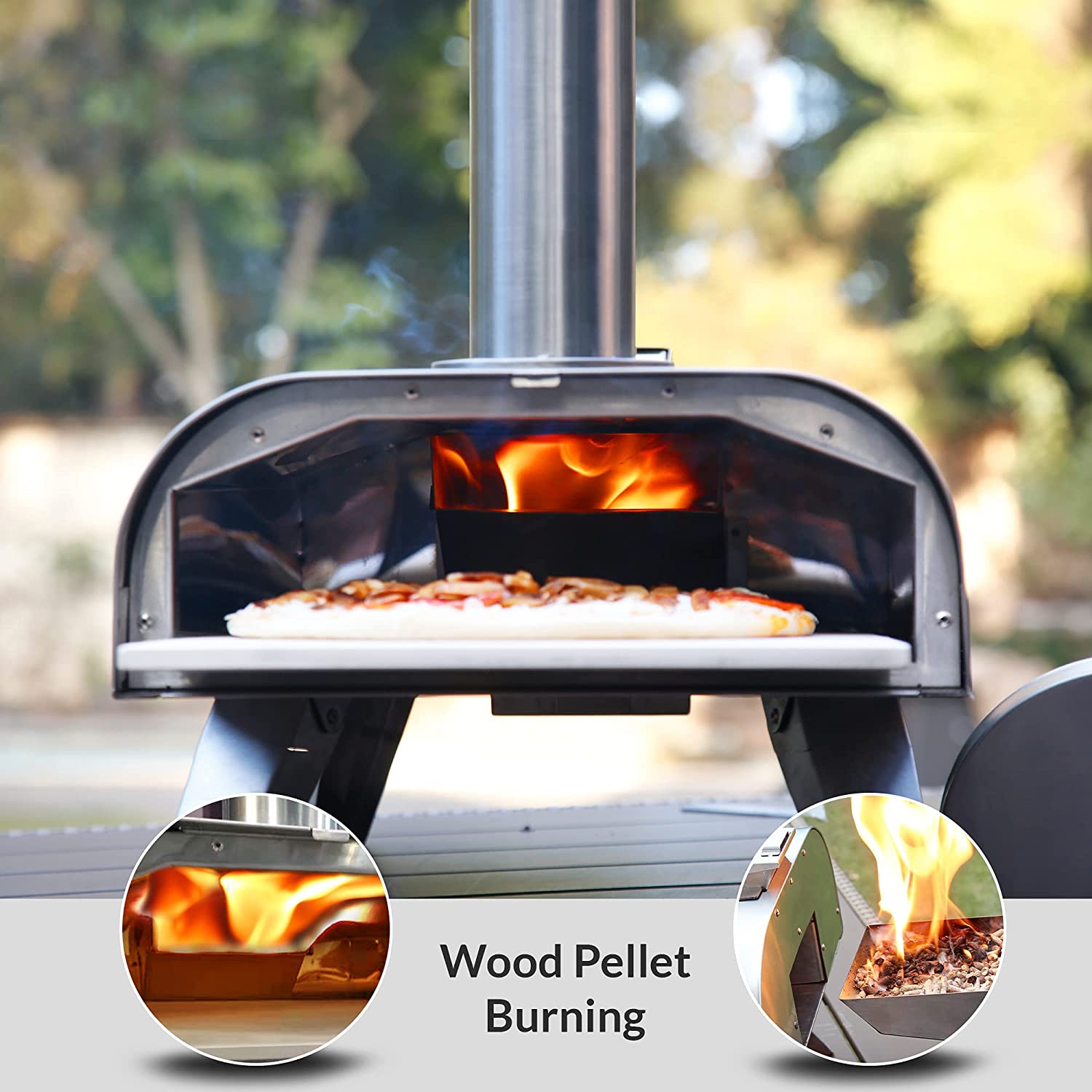 Stainless Steel Pellet Pizza Oven – grillncomfort
