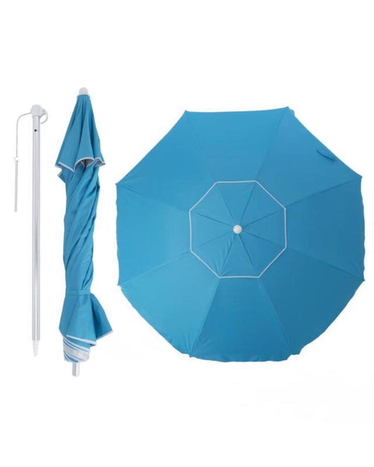 6.5 ft. Heavy-Duty Market Outdoor Umbrella with Tilt Mechanism