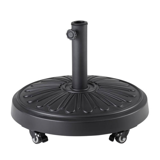 Stylewell 50 pound concrete and resin patio umbrella base