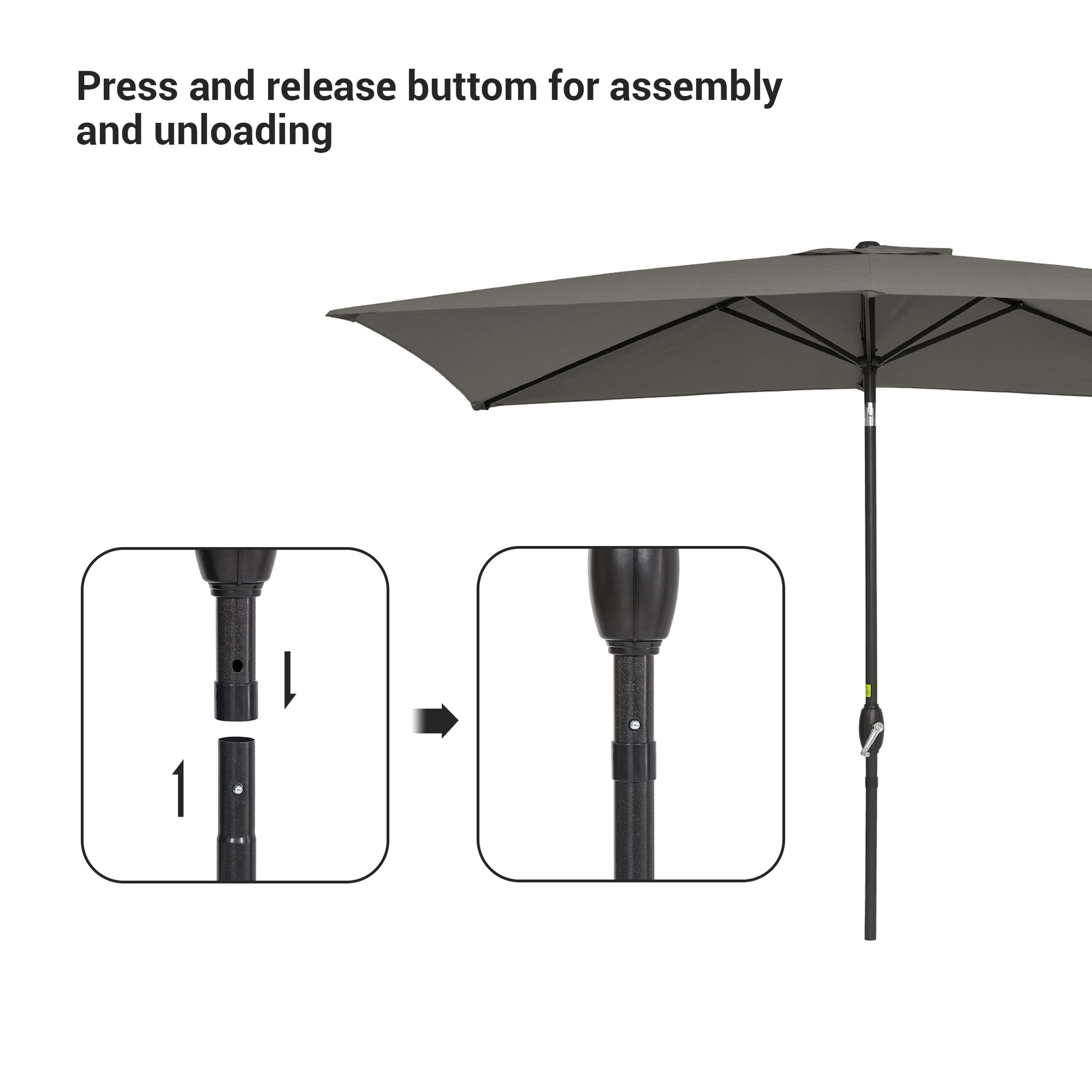 7x10 off set patio umbrella 10 x 7 ft Patio Umbrella – grillncomfort